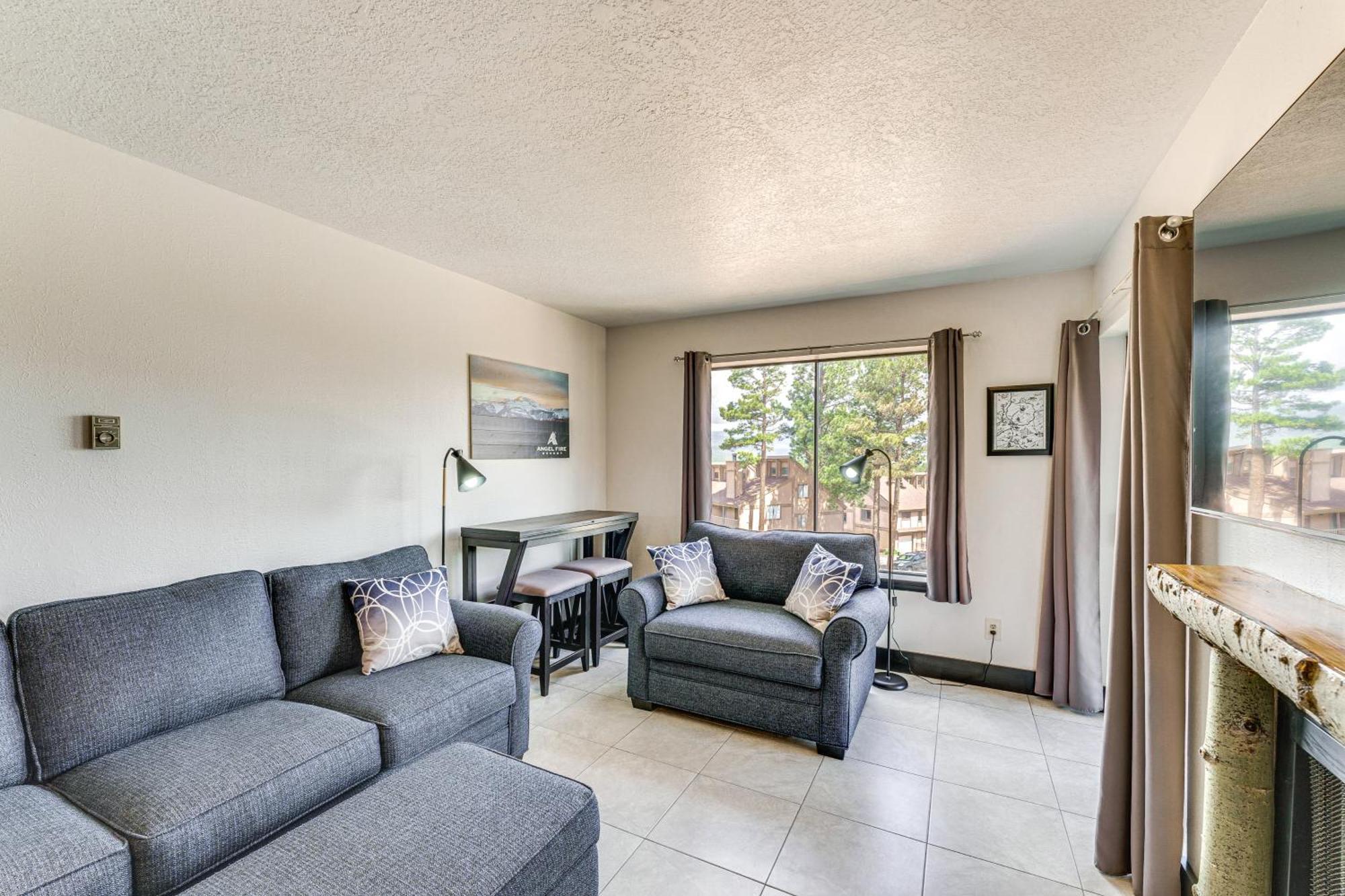 Angel Fire Mountain Condo Steps To Ski Resort! Exterior foto